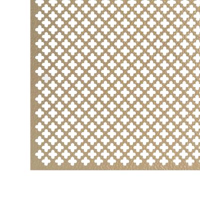 พีวีดีเอฟเคลือบสถาปัตยกรรมสี่เหลี่ยม อลูมิเนียมแผ่น perforated ตกแต่งโลหะ perforated sheet