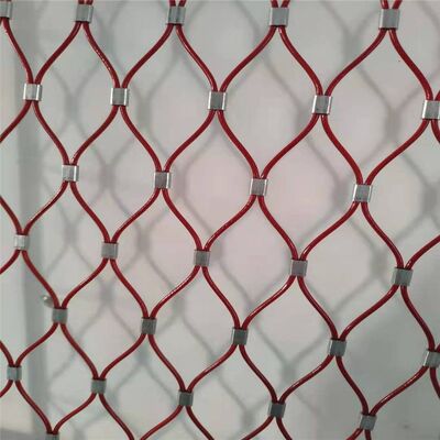 ตาข่ายลวดสถาปัตยกรรมสำหรับราวกันตก วัสดุหุ้มผนัง