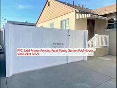 PVC Solid Privacy Fencing Panel พลาสติก สวนสระว่ายน้ํา บ้านวิลล่า รั้วปัก