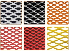 อลูมิเนียมเพดานคลายผนัง ขยาย Mesh เพชรตามต้องการ