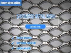คุณภาพสูงผนังแผ่นขยาย Perforated Screen โลหะสาย Mesh