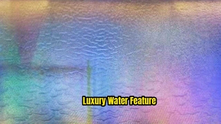 น้ำพุตาข่ายโลหะม่านน้ำสแตนเลส