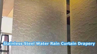 น้ำตก Cascade Mesh สำหรับตกแต่งโรงแรมและห้างสรรพสินค้า