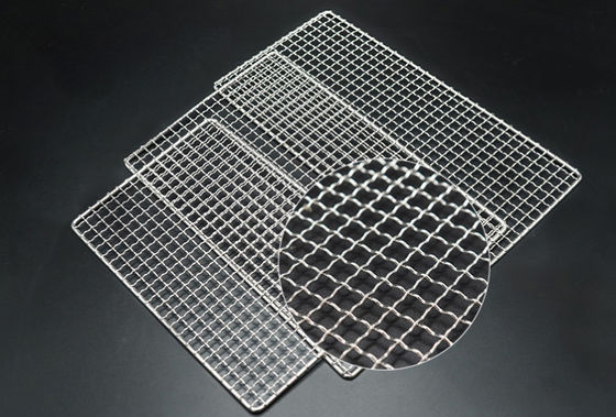 สแตนเลส สแตนเลส BBQ Grill Mesh สําหรับการปรุงอาหารบนถ่านหินกลางแจ้ง