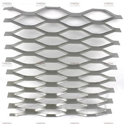 Hot Dip Galvanized Standard ขยายแผ่นโลหะแผ่นเพชรแบน แผน Mesh สายไฟฟ้า
