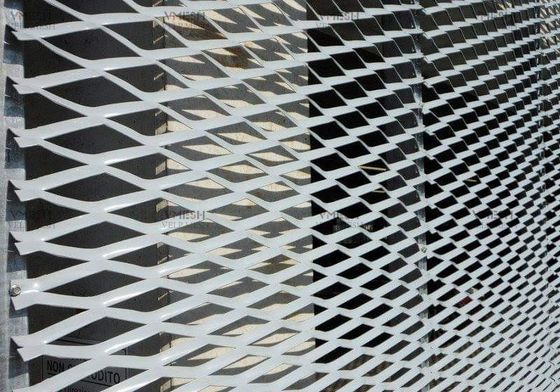 ผนัง Mesh โลหะขยาย PVDF อลูมิเนียมสําหรับตกแต่งอาคาร