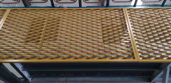 พื้นผิวโลหะ Mesh อลูมิเนียมขยาย 3003 ปรับแต่ง