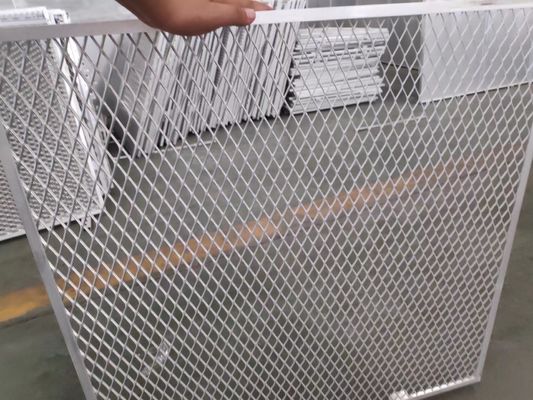 พาวเดอร์เคลือบอะลูมิเนียมขยายโลหะ Mesh 1.2x2.4m