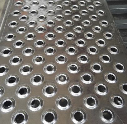Hot Dip Galvanized Perf O Grip Grating 2-4m อลูมิเนียม สแตนเลส
