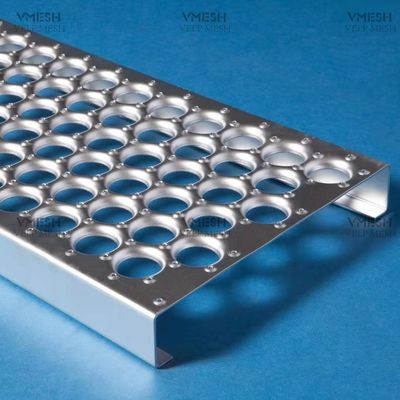 Hot Dip Galvanized Perf O Grip Grating 2-4m อลูมิเนียม สแตนเลส