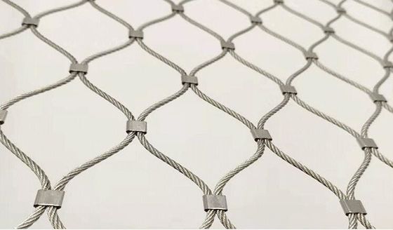 สายใยเหล็กไร้ขัด 80x80mm สําหรับกรงสัตว์สวนสัตว์