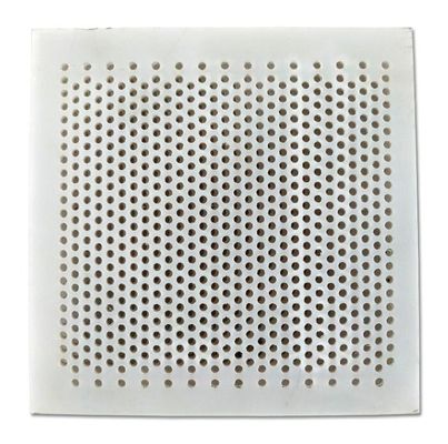 การเคลือบผง ทองแดง สีทองเหลือง ผงผึ้ง ช่องกลม ช่องโลหะ Mesh ผนังโลหะ perforated