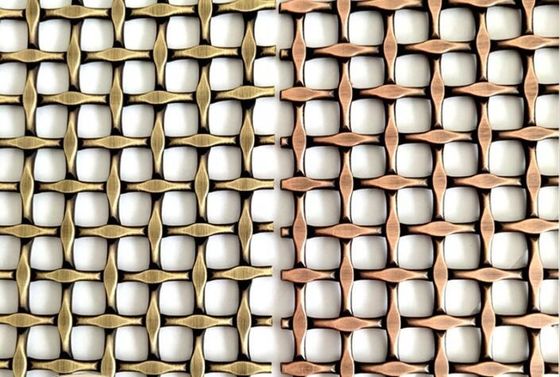 ทนทานทองแดงทองเหลือง สีเหล็กไร้ขัด สายผงสถาปัตยกรรมสําหรับผ้าม่าน