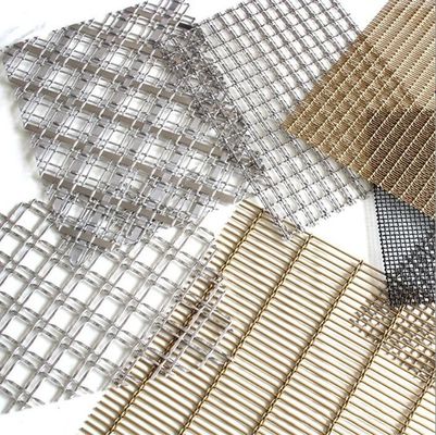 สีที่กําหนดเอง อาคารภายนอก เครื่องประดับ Mesh แผน Anodized เครื่องประกอบสถาปัตยกรรม
