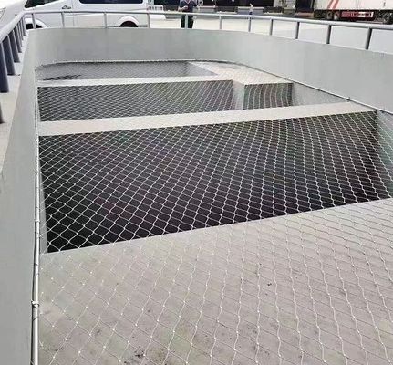 ตาข่ายลวดสแตนเลสทนทานต่อรังสียูวี อายุการใช้งานยาวนาน พร้อมขนาดขอบ 1*10 ม./2*5 ม./2*3 ม./10*10 ม.