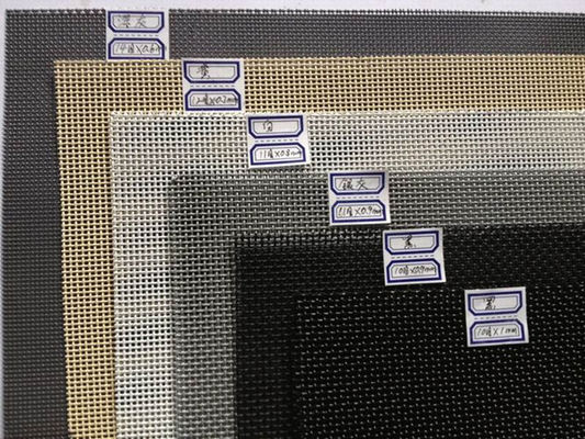 สแตนเลสแบบฝากเอง 304 หน้าต่างหน้าต่าง Mesh 10-16
