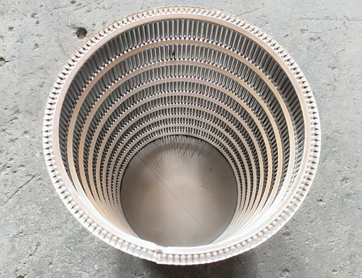 หน้าจอ Johnson Wedge Wire สแตนเลสสตีล 304/316 แบบกำหนดเอง