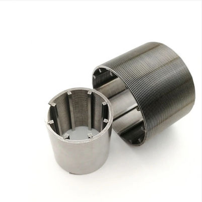 SS304/316 Johnson Wedge Wire Screen แผ่นกรอง / หลอด Mesh