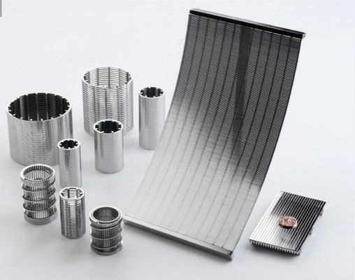 หน้าจอ Johnson Wedge Wire สแตนเลสสตีล 304/316 แบบกำหนดเอง