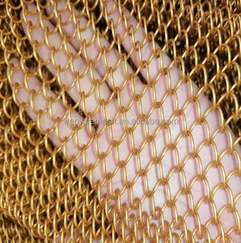 ผ้าม่านอัลลูมิเนียมเบาประดับโลหะกล่อง Mesh