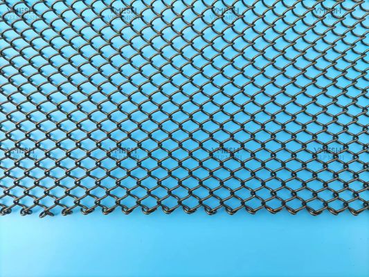 ม่านบังตาโซ่อะลูมิเนียมตกแต่ง ลวด 1.2 มม.-2 มม.