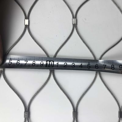 ตาข่ายสแตนเลสสตีลสำหรับความปลอดภัย SS304/316 สำหรับสะพานในสวนสัตว์