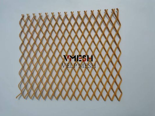 0.5mm ความหนาอะลูมิเนียมขยาย Mesh สายเหล็กสําหรับแผ่นผนัง