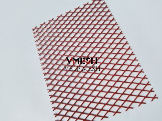 หน้าผนังประดับอัลลูมิเนียม Mesh ขนาดขยาย สกรีนเคลือบผง