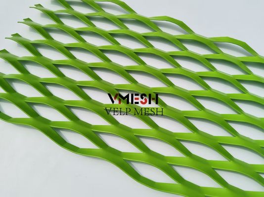 อลูมิเนียมเพดานคลายผนัง ขยาย Mesh เพชรตามต้องการ