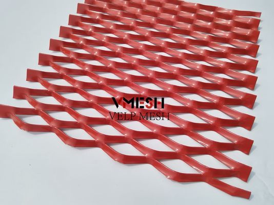 อลูมิเนียมเพดานคลายผนัง ขยาย Mesh เพชรตามต้องการ