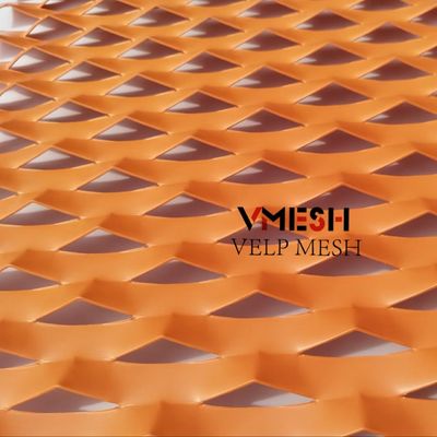 พานอลูมิเนียมประดับเพชรขยาย Mesh โลหะสําหรับผนัง