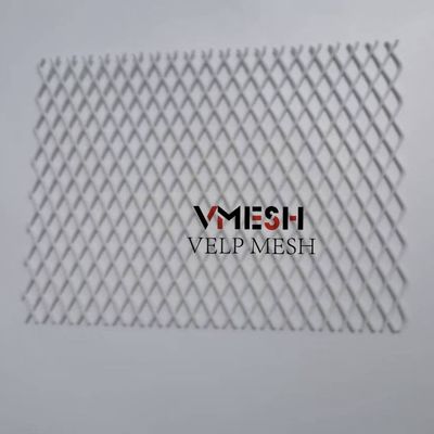 2 มิลลิเมตรแผ่นอะลูมิเนียมขยายการเคลือบเครื่องประดับ Mesh สกรีนโลหะ