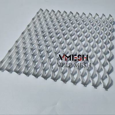หนังผ้าม่านขยายรูหกเหลี่ยม ผนังเหล็ก Mesh หน้าผนัง Cladding หน้าผนังตกแต่ง