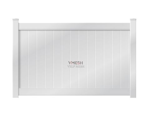 6 ฟุต*8 ฟุตสแควร์ โพส ราคาถูก Vinyl Fencing สําหรับสวนหลังบ้าน