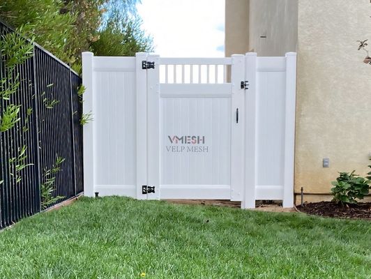 100% Virgin 8 Ft Vinyl Fence แผ่นกันน้ํา บ้าน