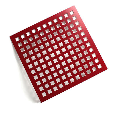 โลหะตกแต่งสถาปัตยกรรม PVDF Perforated Facades โลหะเคลือบผง
