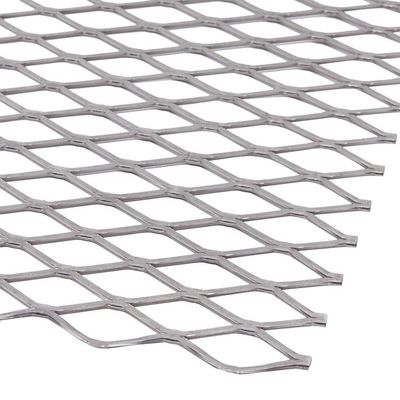 โครงสร้างกันการกัดกรองเหล็กขยาย Mesh โลหะขยาย