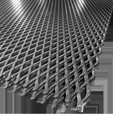 4 * 8ft เหล็กเพชรขยาย Mesh โลหะสําหรับวัสดุก่อสร้าง