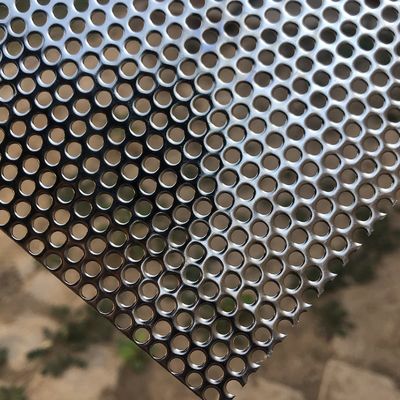 โลหะไร้สารสกัด Micro Perforated Sheet รอบรู Perforated Filter Mesh