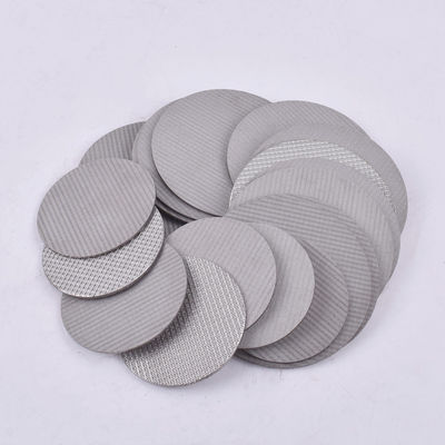 เทคนิคดิสก์หลายชั้น Sintered Filter Mesh สําหรับ 5um