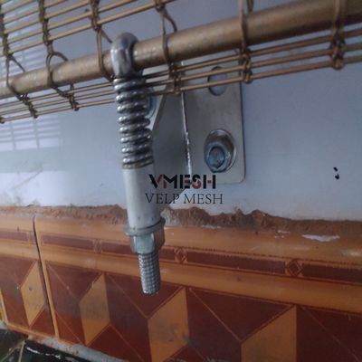 สายเคเบิลสแตนเลสประดับ สายใยโลหะที่ผสมผสานสําหรับผ้าม่านหน้าบ้าน