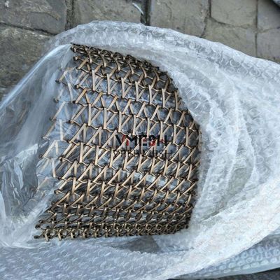 การเคลือบผงอลูมิเนียมสแตนเลสจีบลวดตาข่ายลวดตาข่าย