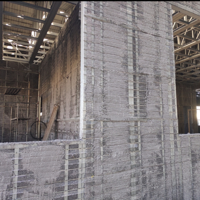 น้ําหนักเบา กระปุก Rib Lath ซีเมนต์หลั่งโครงสร้างการหม้อ