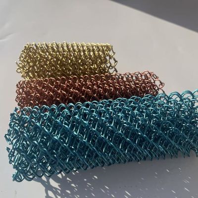 ม่านกันฝนน้ำทอลวดอลูมิเนียมระบบตาข่ายโลหะตกแต่ง