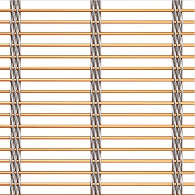 ม่านตาข่ายสแตนเลสลายสานแบบพับได้สำหรับม่านบังแดดในร่ม