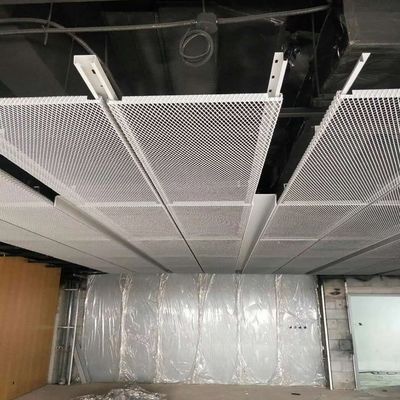 1.22x2.44m แอลูมิเนียมขยายแผ่นเมทัลเมชสําหรับการตกแต่งอาคาร