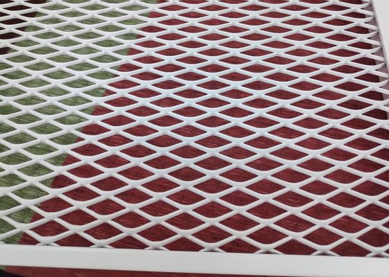 ทองอลูมิเนียมขยาย Mesh Cladding 3.5 มิลลิเมตร 4.0 มิลลิเมตร