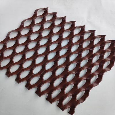 0.5mm ความหนาอะลูมิเนียมขยาย Mesh สายเหล็กสําหรับแผ่นผนัง