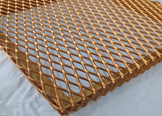 อลูมิเนียมขยาย Mesh โลหะสําหรับตกแต่งสถาปัตยกรรม 1x2m