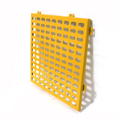ประกอบการสถาปัตยกรรมที่เจาะโลหะหน้าผา Powder Coated
